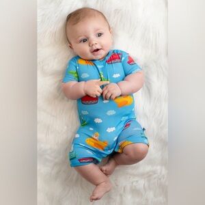Bums & Roses Ready Jet Go Shortie Romper